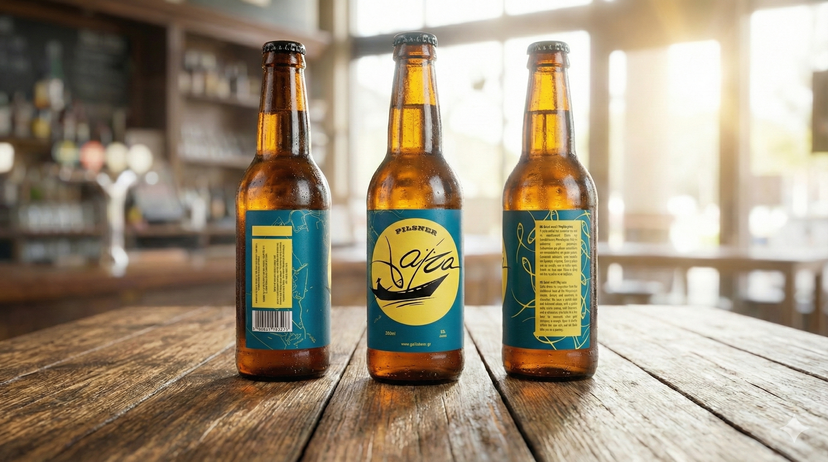 ΓΑΪΤΑ Pilsner bottles